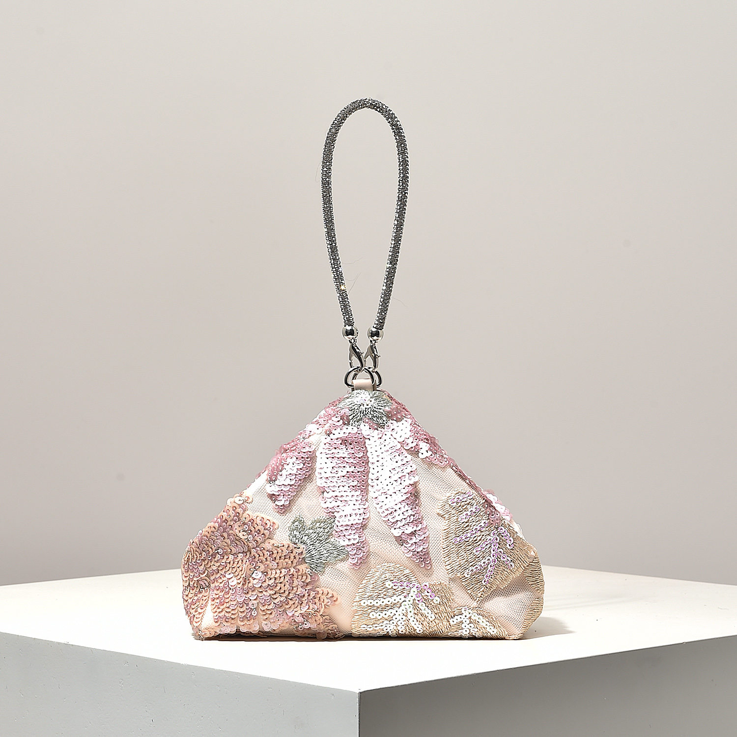 Embroidery Gift Ideas - Mini Purse,Sequin Bag,Floral Pop,Embroidery Bag,Gala Night,Party