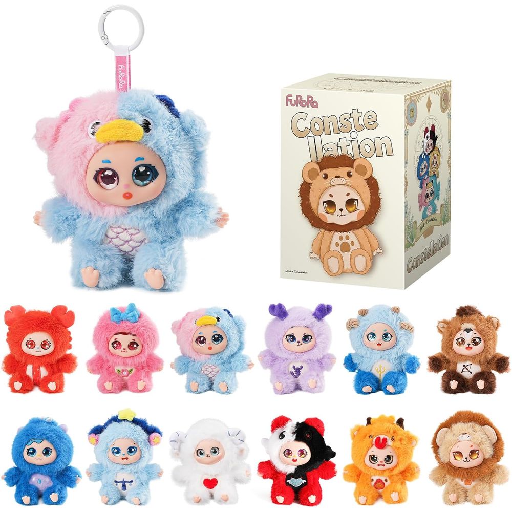 Embroidery Keychain - BOBXIN Plush Blind Box 6