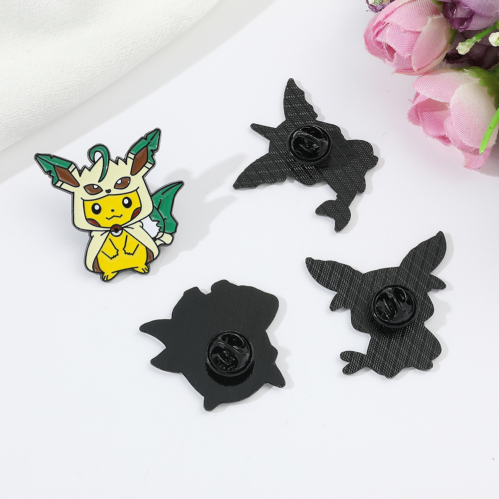 Embroidery Wallpaper - 9 Pcs Creative Cartoon Brooch Cute