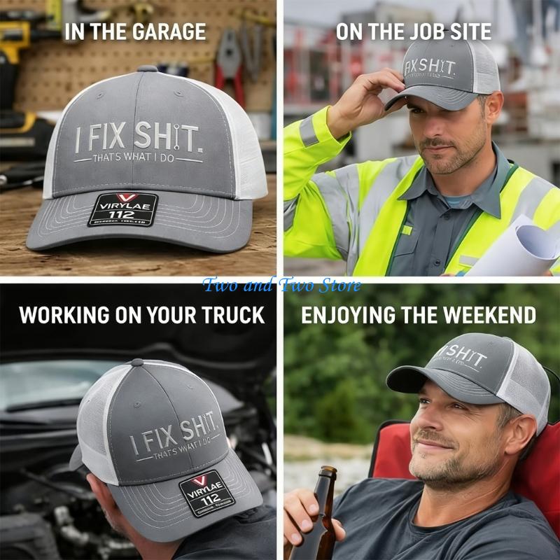 Embroidery Workshop - HX6F Unisex Embroidery Mechanic Baseball Cap