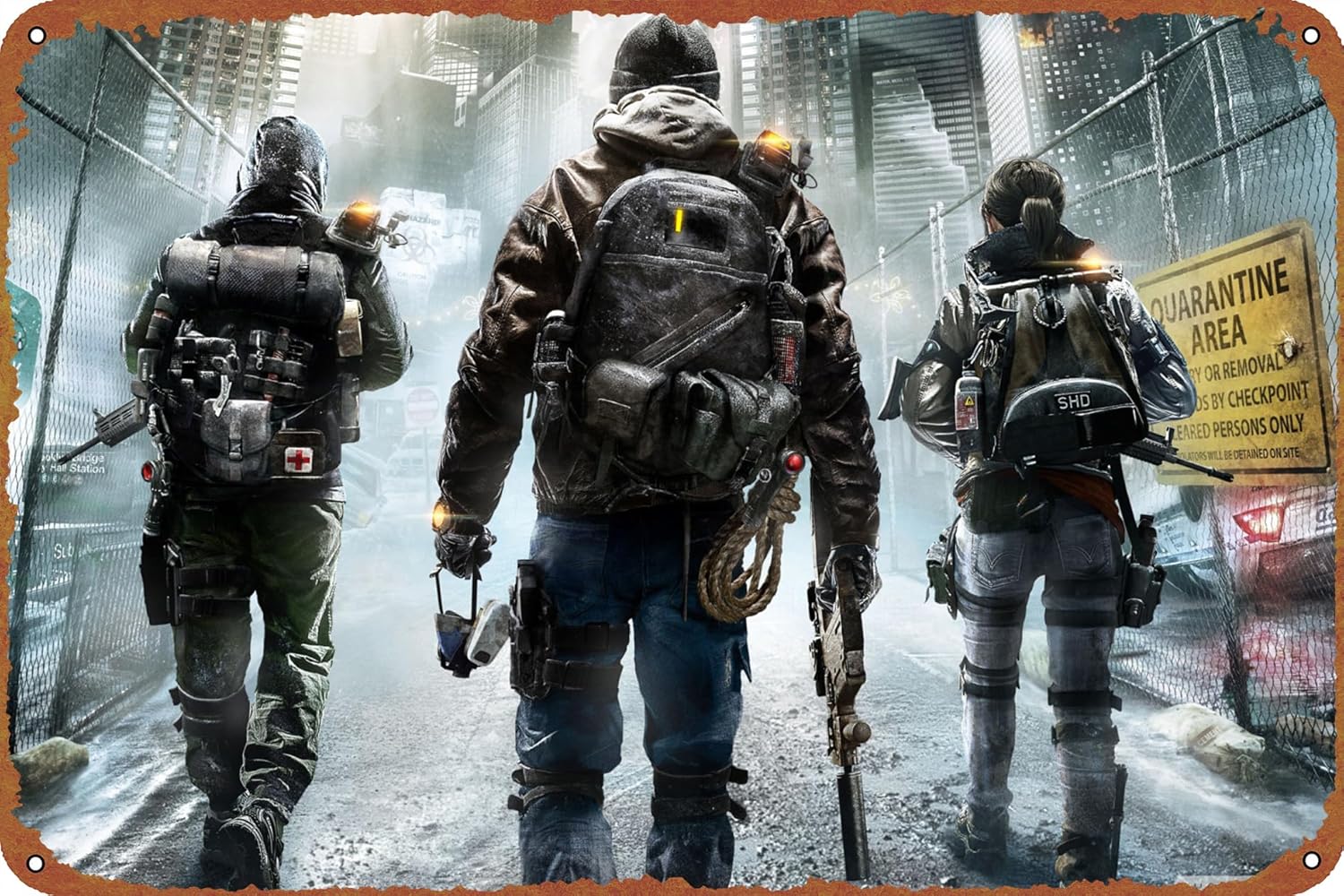 Embroidery Wall Art - Tom Clancys The Division 2015 Metal
