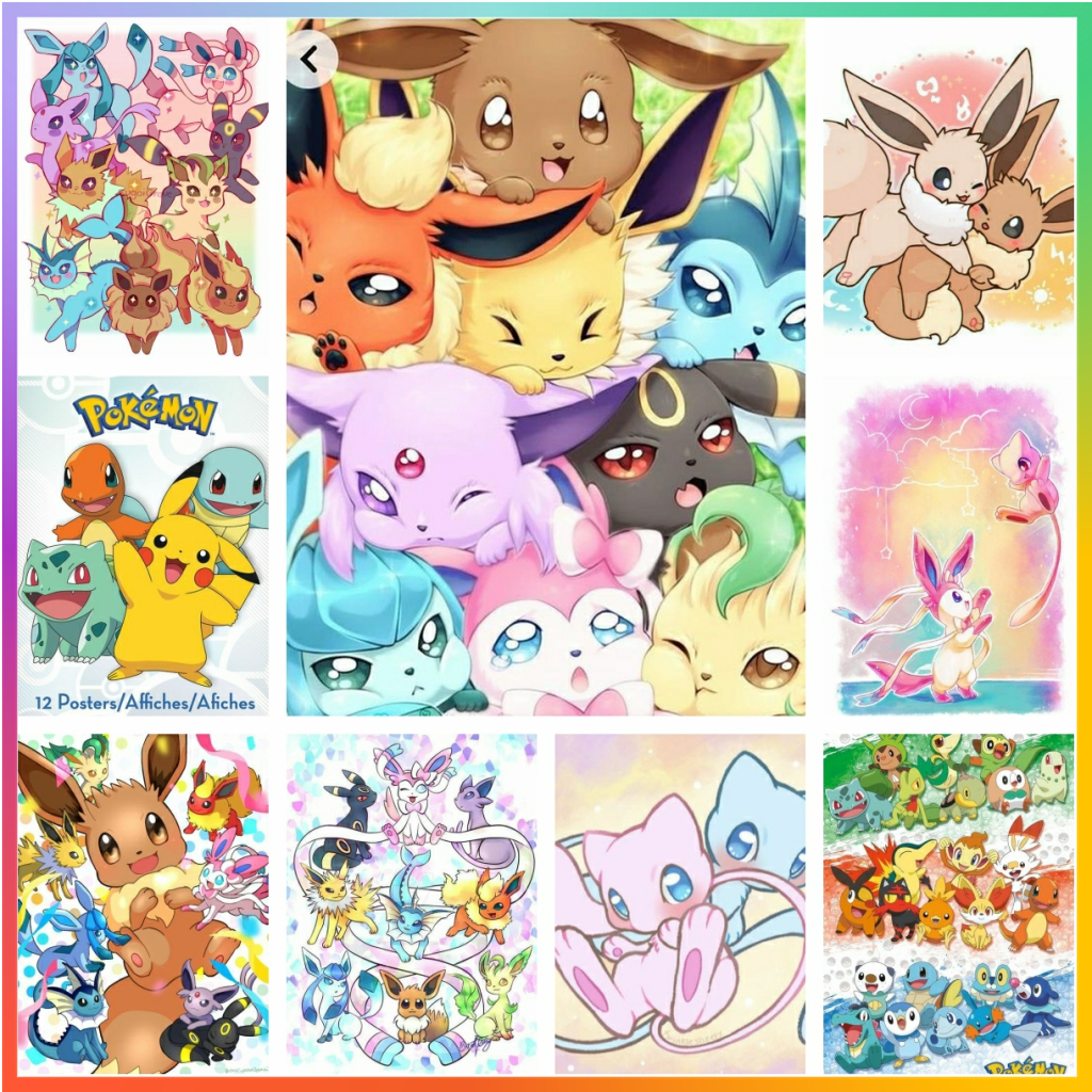 Embroidery Gift Ideas - Pokemon Cute Pikachu Anime Japan Diamond