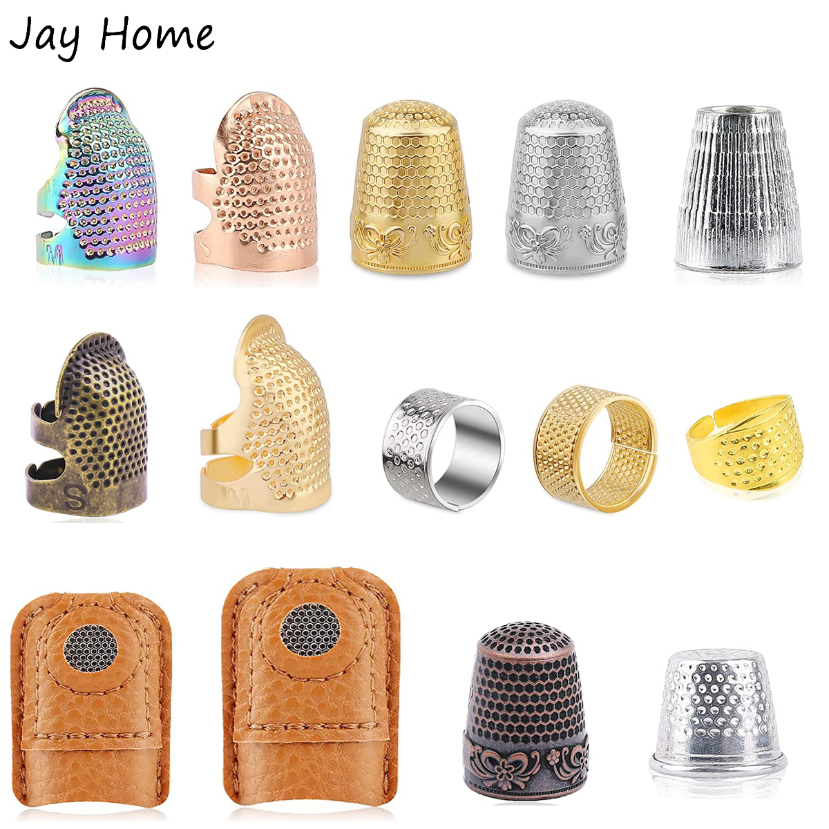 Embroidery Workshop - Hand-Working Sewing Thimble Metal Finger Shield