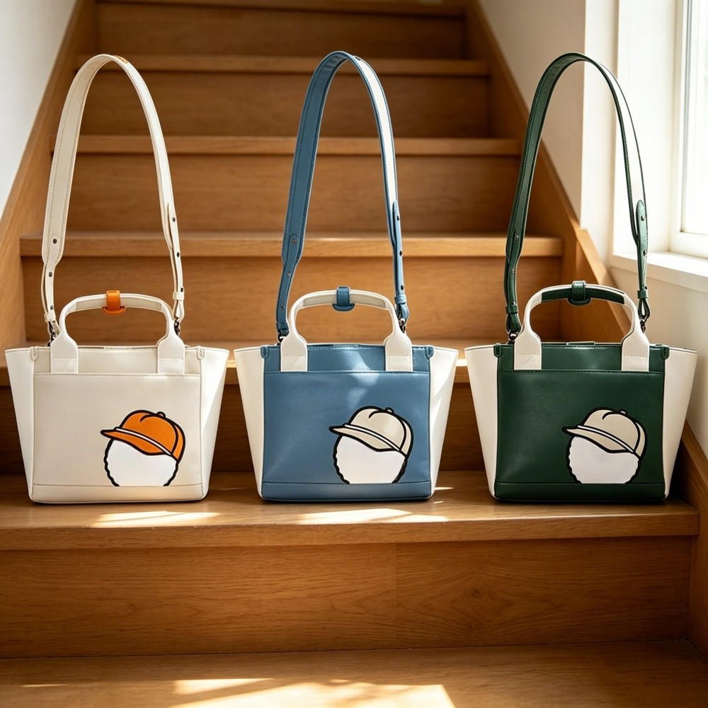Embroidery Design 3D - Women's Golf Tote Bag, Detachable Shoulder