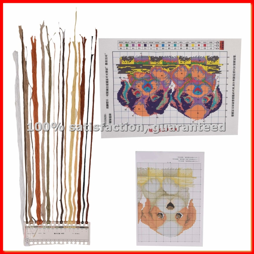 Embroidery Free Pattern - DIY Hand Knitting Print Set Embroidery