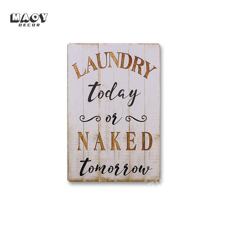 Slogan Metal Tin Sign Laundry  – обзор и цена Embroidery Wall Art