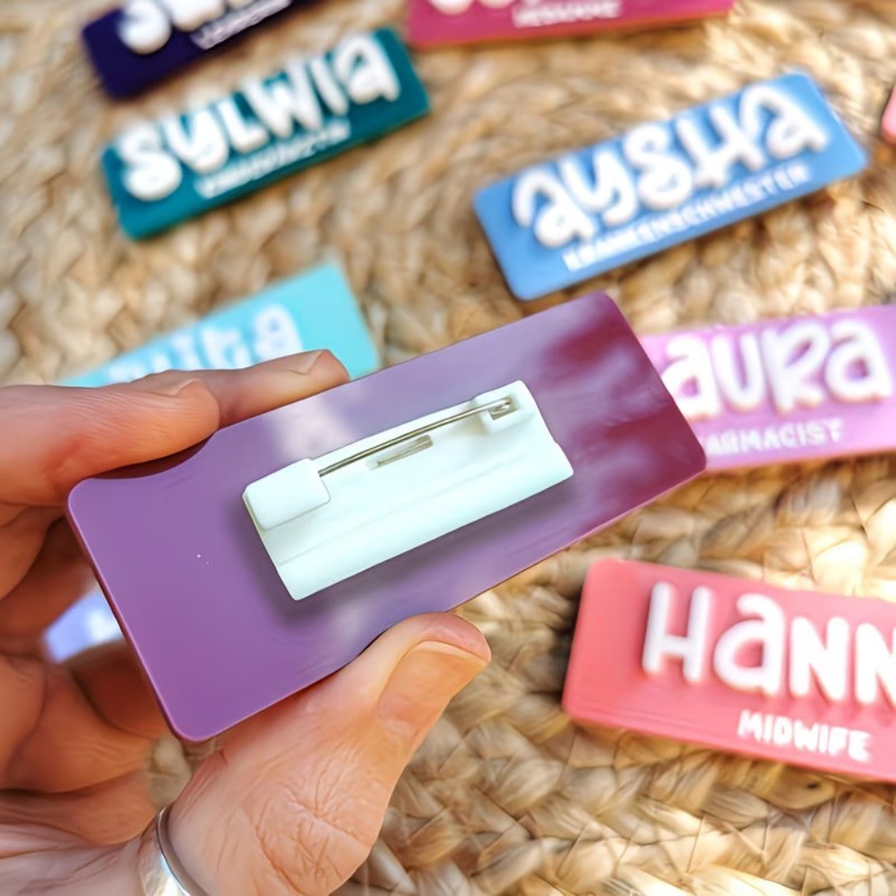 Personalized Name Brooch Badge – обзор и цена Embroidery Names