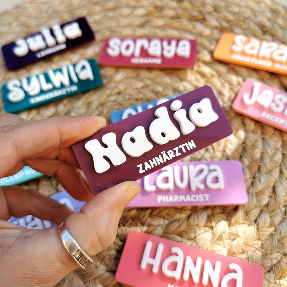 Personalized Name Brooch Badge – обзор и цена Embroidery Names