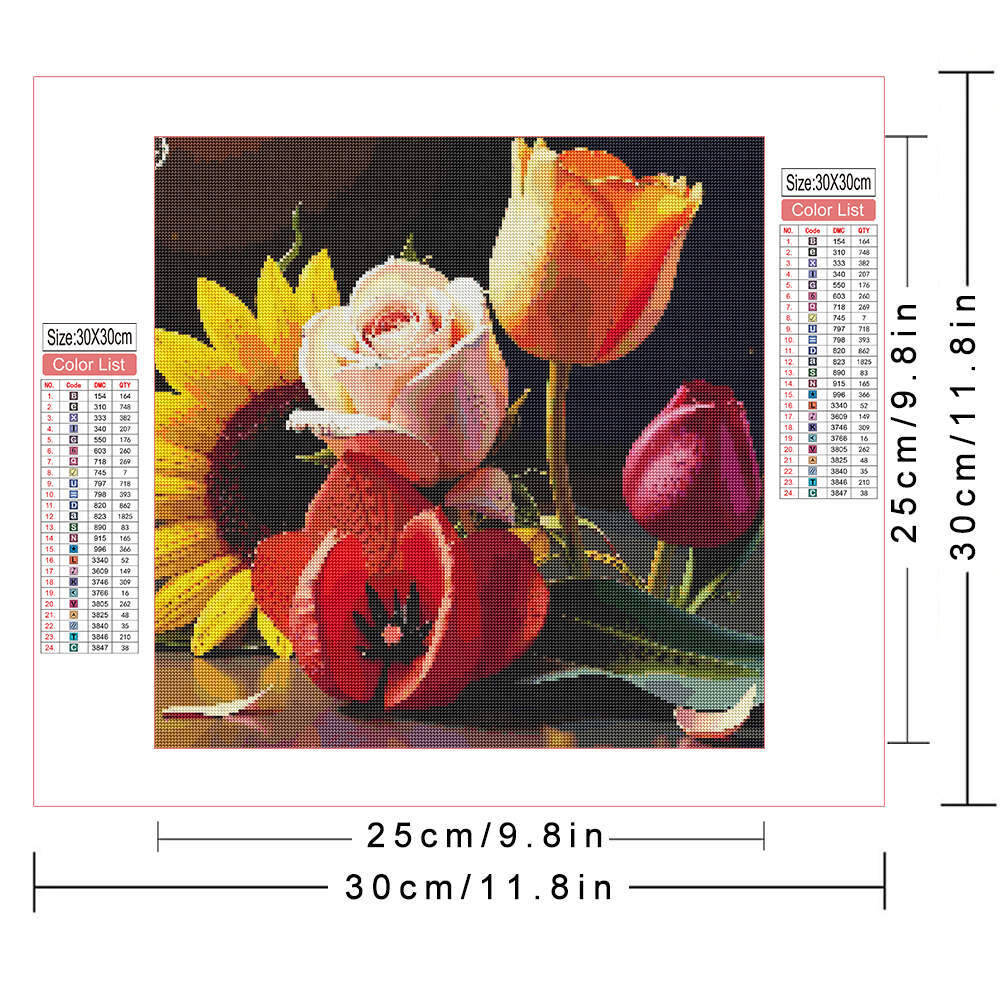 HUACAN Diamond Painting 5d Sun – обзор и цена Embroidery Rose Stitch