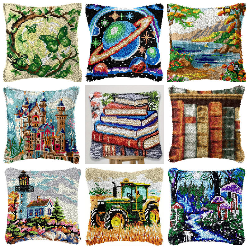 Landscape Books Latch Hook Kit – обзор и цена Printed Embroidery Kit
