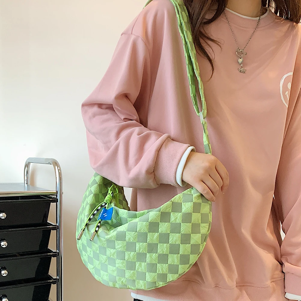 Plaid Women Messenger Bag Fash – обзор и цена Embroidery Keychain