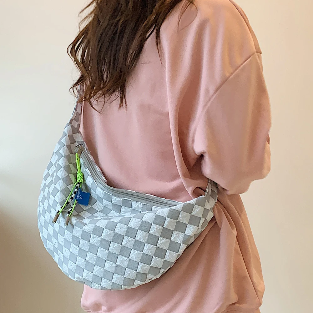 Plaid Women Messenger Bag Fash – обзор и цена Embroidery Keychain