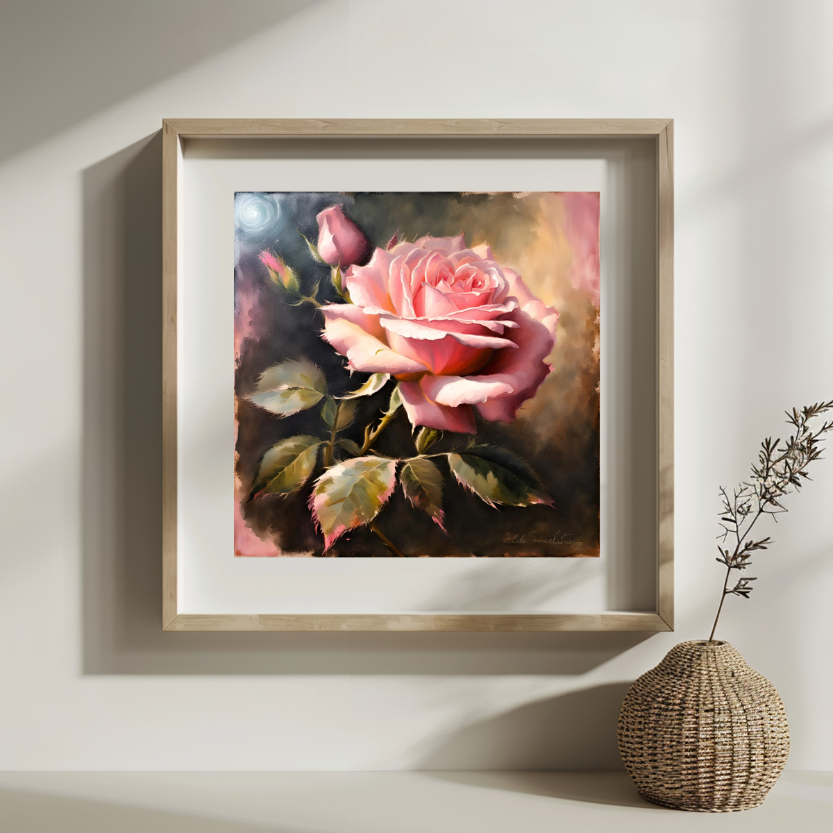 pink rose 30X30CM/11.8inch cro – обзор и цена Embroidery Rose Stitch