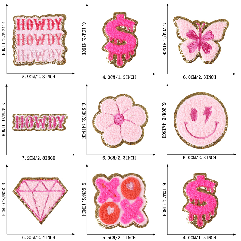 10pcs Iron On Patches Lot Chen – обзор и цена Embroidery Design 3D