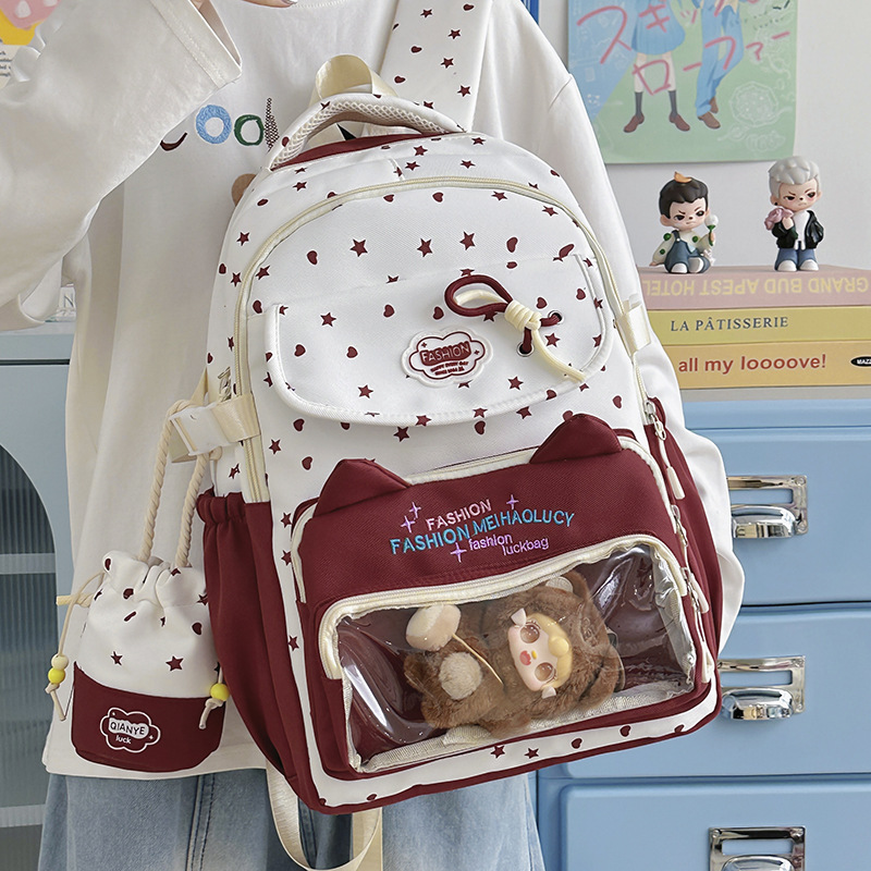New Cute Transparent Anime Bac – обзор и цена Embroidery Keychain