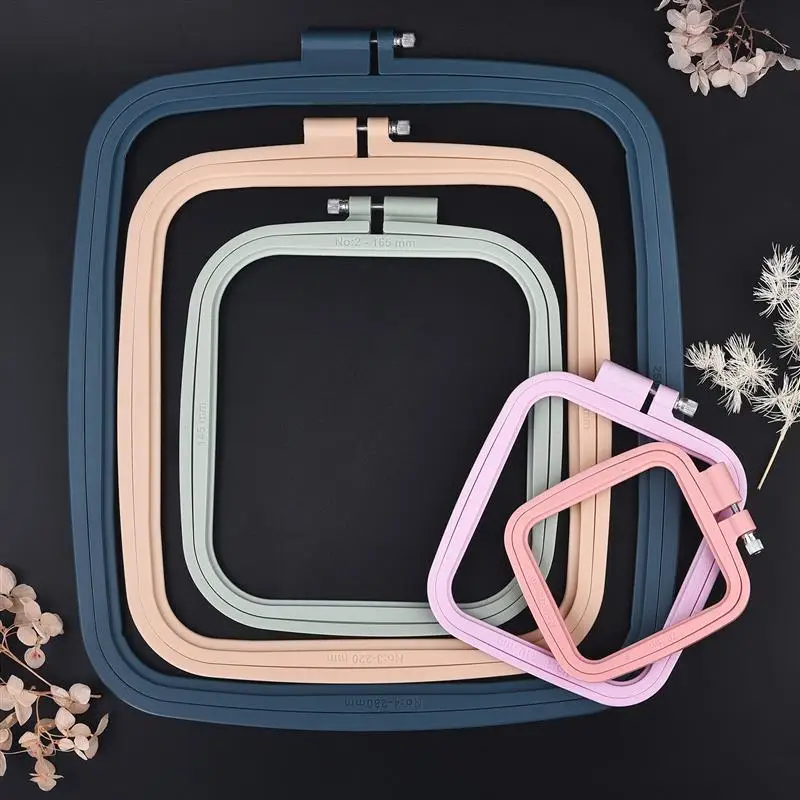 Plastic DIY Embroidery Hoops S – обзор и цена Embroidery Ring Sizes