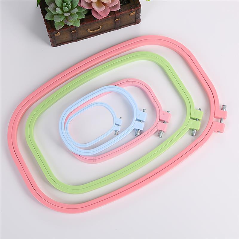Plastic DIY Embroidery Hoops S – обзор и цена Embroidery Ring Sizes