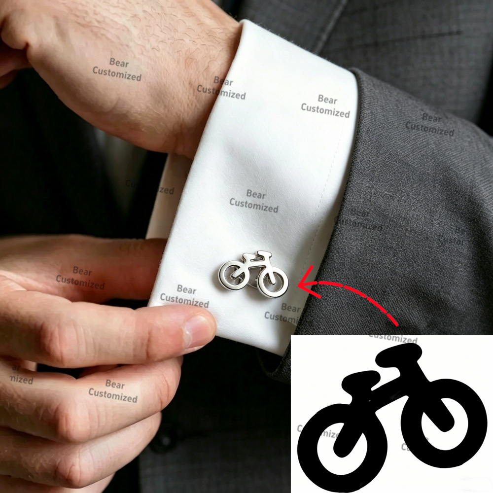 Men Custom Logo Tie Clip Cuffl – обзор и цена Embroidery Names