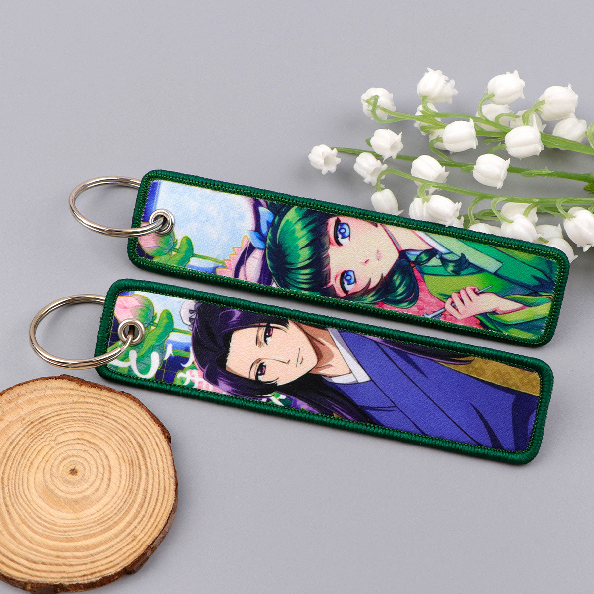 Anime Figure Embroidery Key Fo – обзор и цена Embroidery Keychain