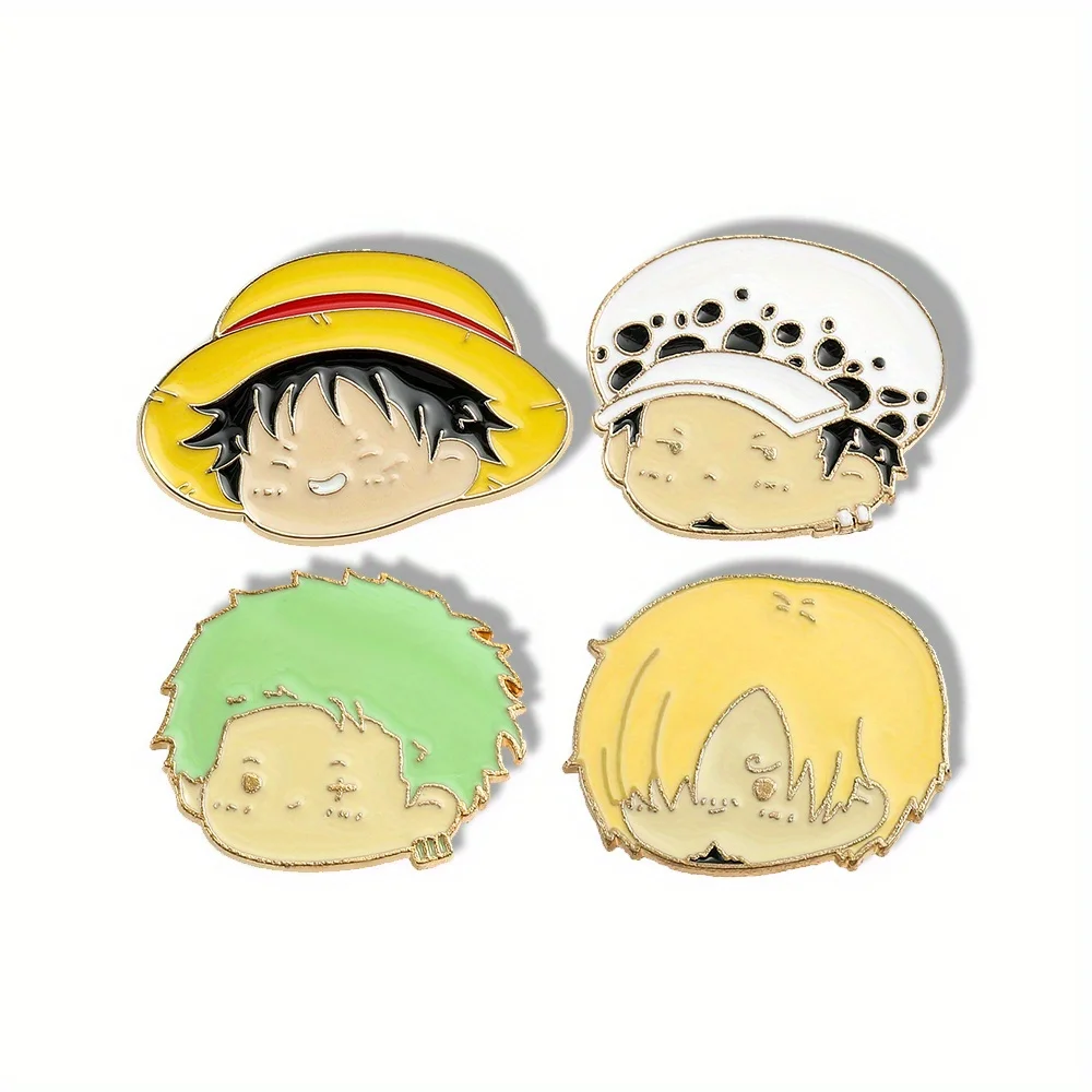 4 Pcs Anime Character Brooch S – обзор и цена Embroidery Wallpaper