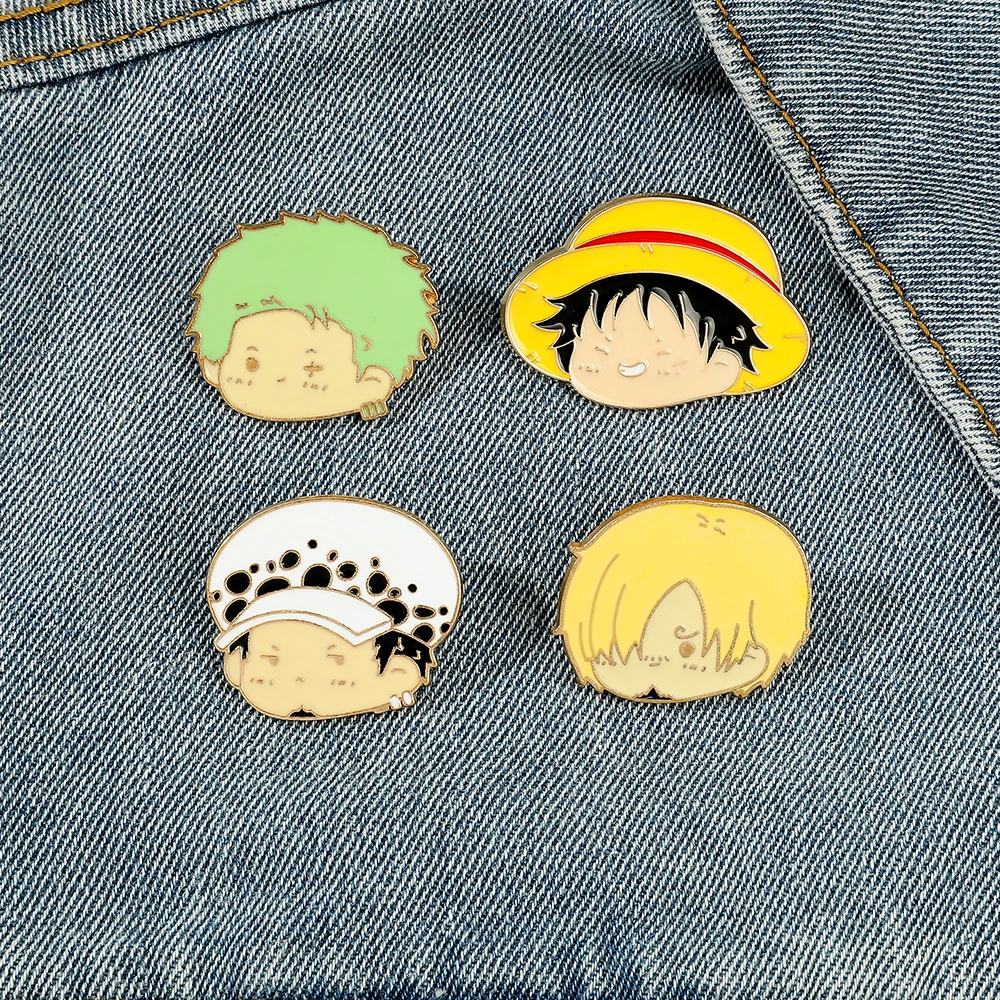 4 Pcs Anime Character Brooch S – обзор и цена Embroidery Wallpaper