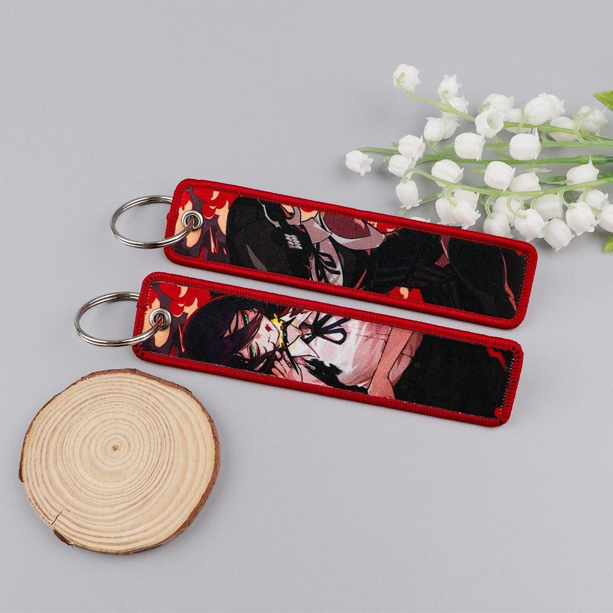 Anime Girls Embroidery Key Fob – обзор и цена Embroidery Keychain