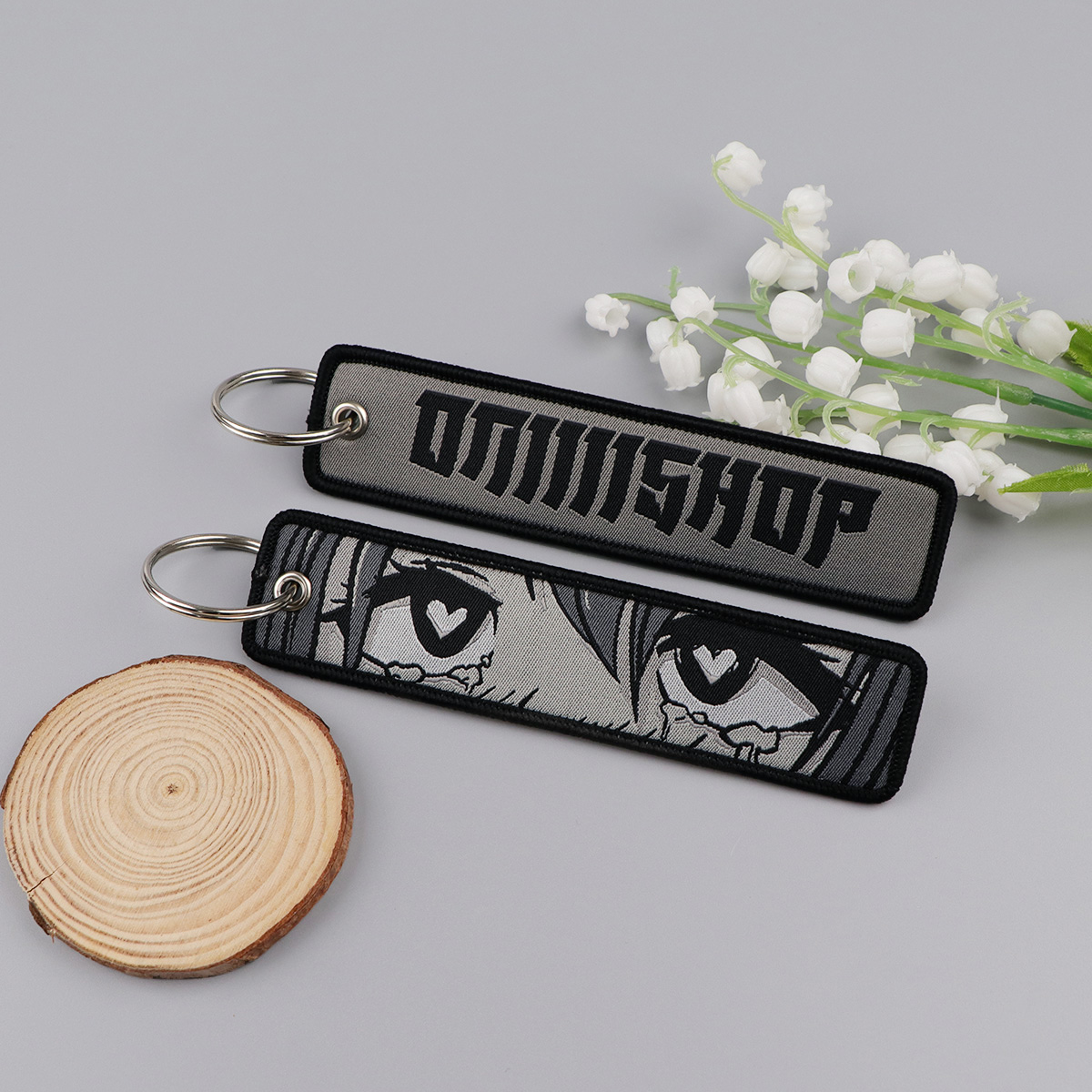 Anime Girls Embroidery Key Fob – обзор и цена Embroidery Keychain