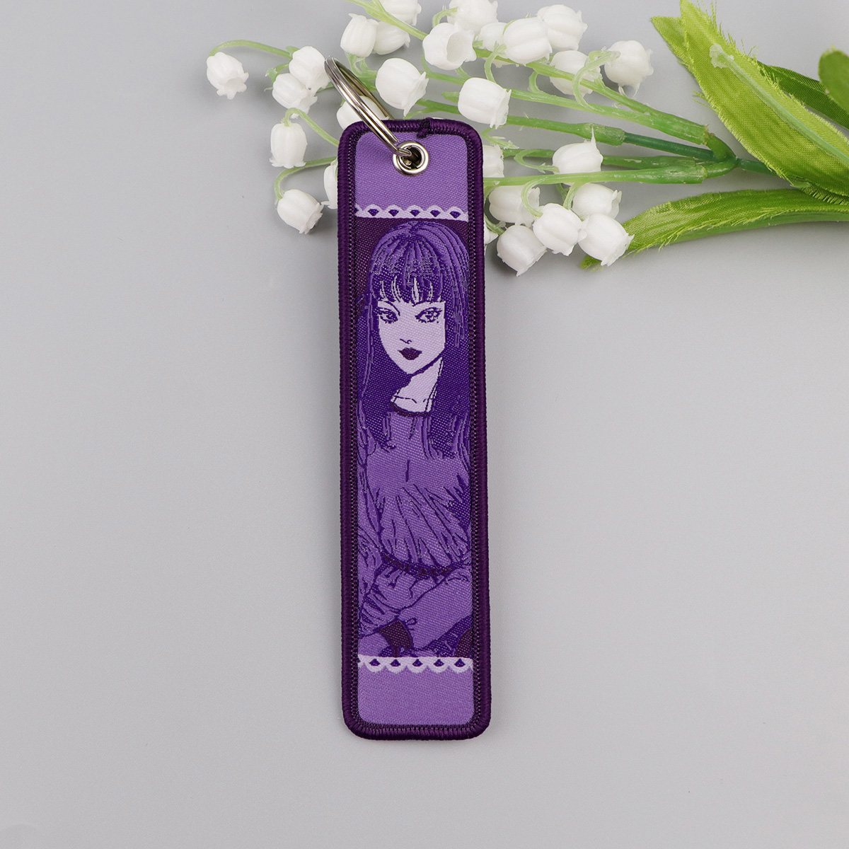 Anime Girls Embroidery Key Fob – обзор и цена Embroidery Keychain