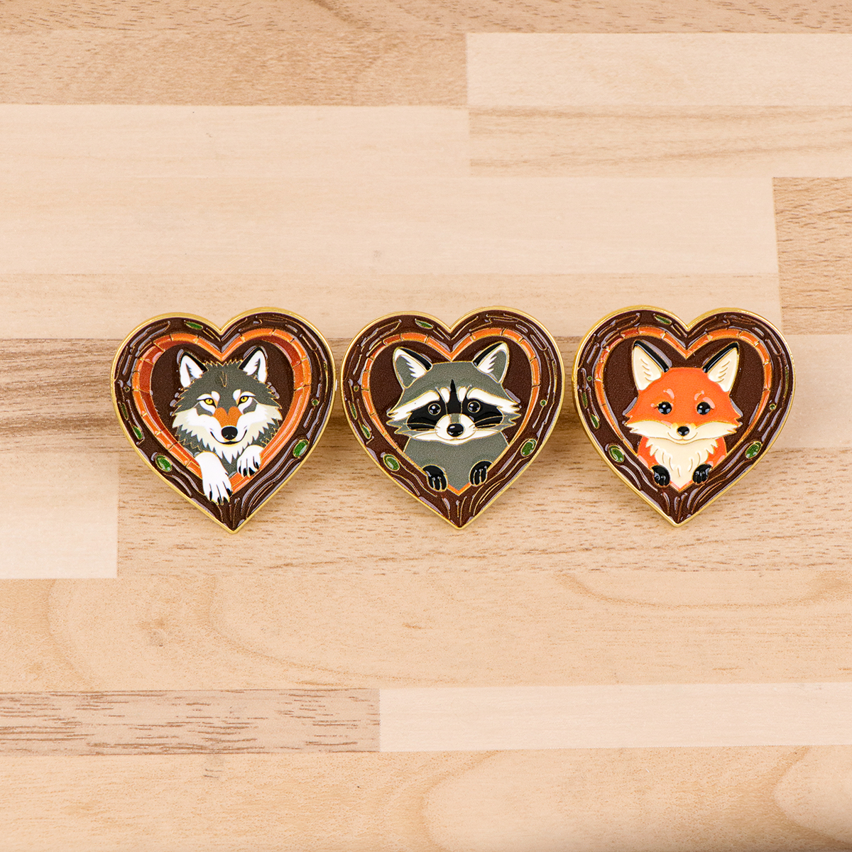 Fox Rose Bear Enamel Pins Anim – обзор и цена Embroidery Wallpaper