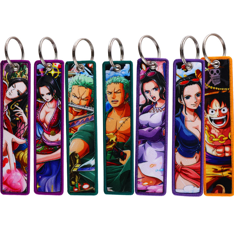 Anime One Piece Embroidery Key – обзор и цена Embroidery Keychain