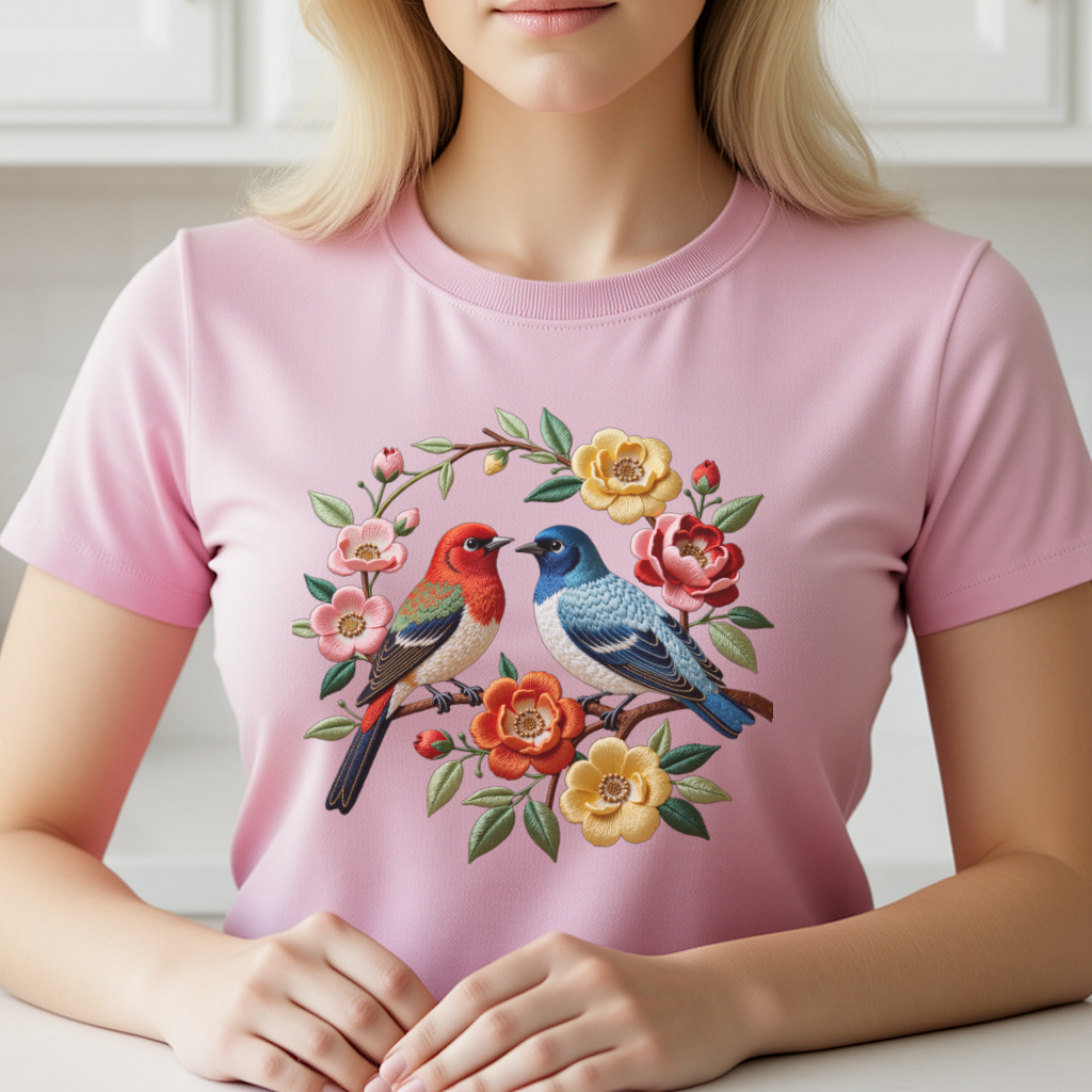 1 Piece of Bird Pattern Clothi – обзор и цена Embroidery Free Pattern