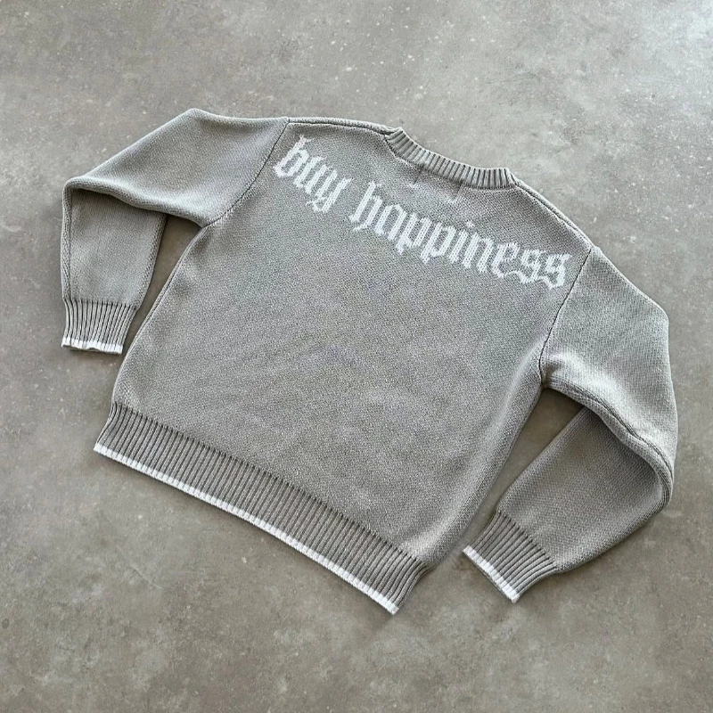 Harajuku Casual gold Sweaters  – обзор и цена Embroidery Gold