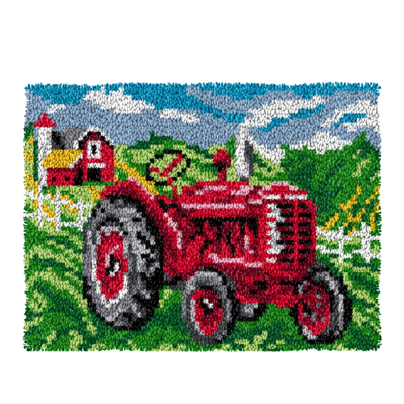 landscape Animal Latch Hook Pi – обзор и цена Printed Embroidery Kit