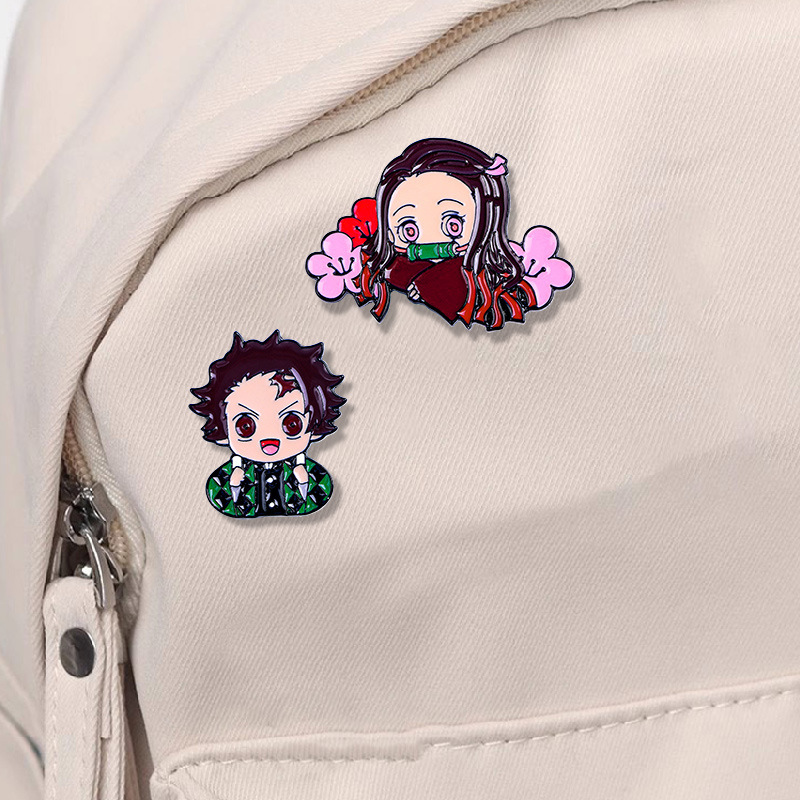 Cute Cartoon Demon Slayer Anim – обзор и цена Embroidery Wallpaper