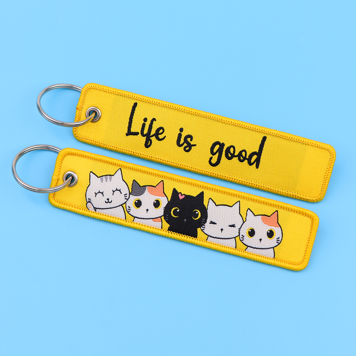 Cute Black Cat Embroidery Key  – обзор и цена Embroidery Ring Sizes