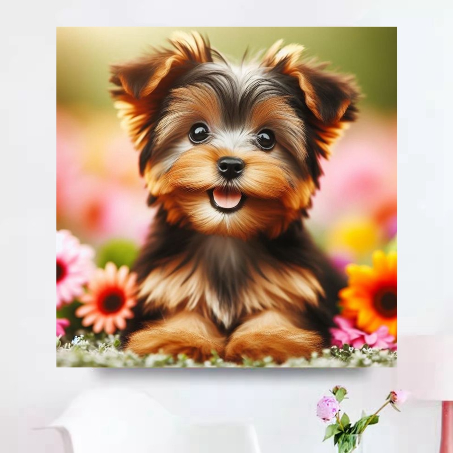 Yorkshire Terrier Dog 5D DIY D – обзор и цена Embroidery Gift Ideas