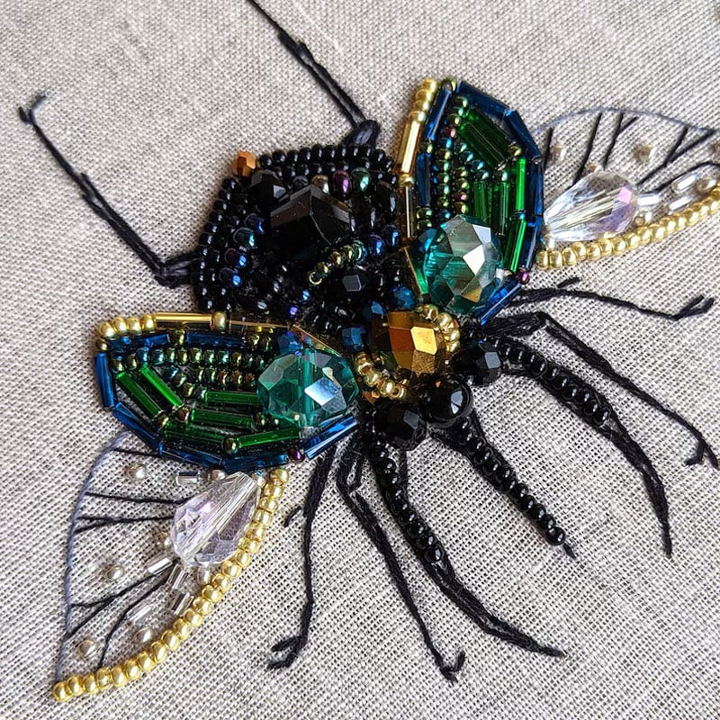 Insect Bead Embroidery DIY Cra – обзор и цена Embroidery Workshop