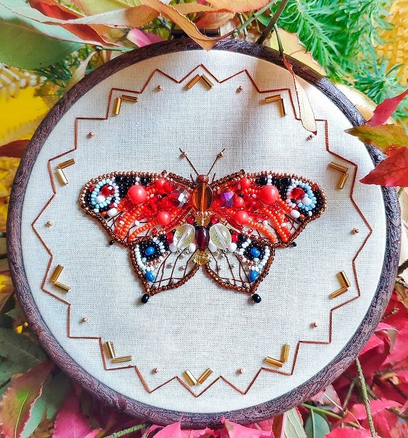 Insect Bead Embroidery DIY Cra – обзор и цена Embroidery Workshop