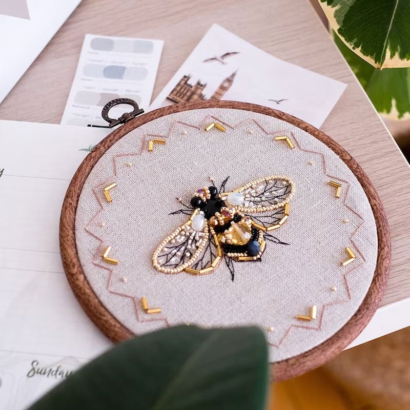 Insect Bead Embroidery DIY Cra – обзор и цена Embroidery Workshop