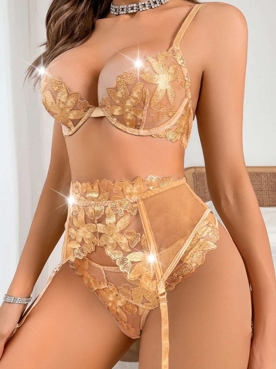 New Three Piece Fun Set Gold F – обзор и цена Embroidery Gold