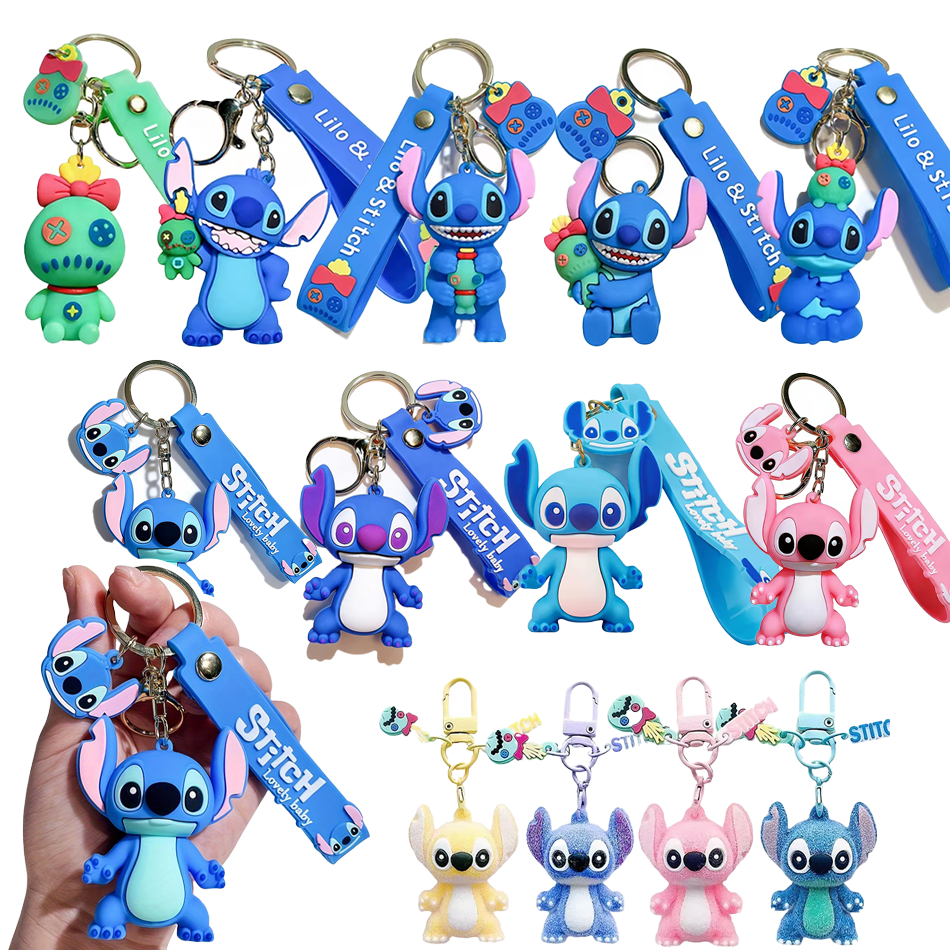 Hot Stitch Keychain Anime Stit – обзор и цена Embroidery Keychain