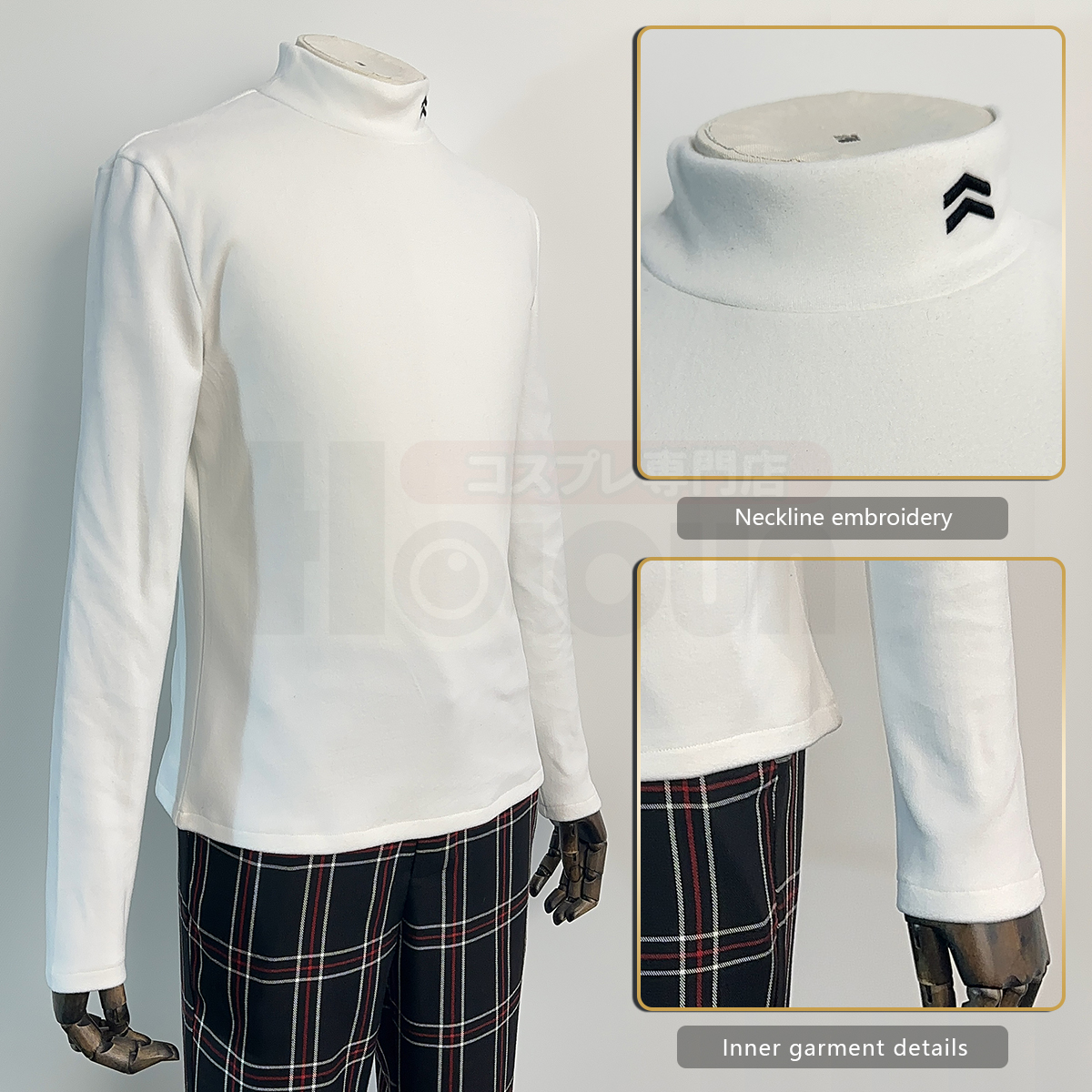 HOLOUN Ren Amamiya Cosplay Cos – обзор и цена Embroidery Uniforms