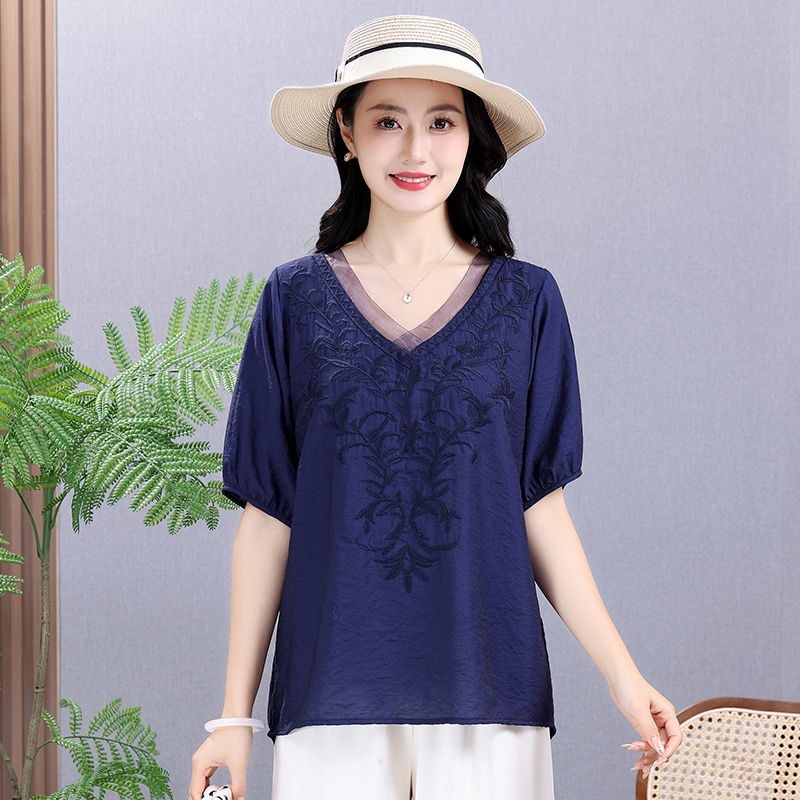 Summer Elastic Tee Shirt Solid – обзор и цена Embroidery Uniforms