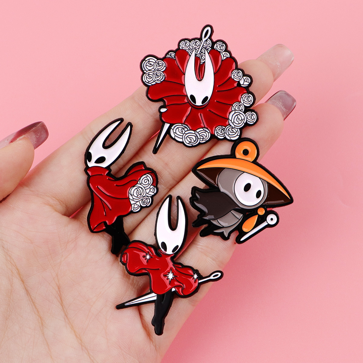 Hollow Knight Cartoon Brooch P – обзор и цена Embroidery Wallpaper