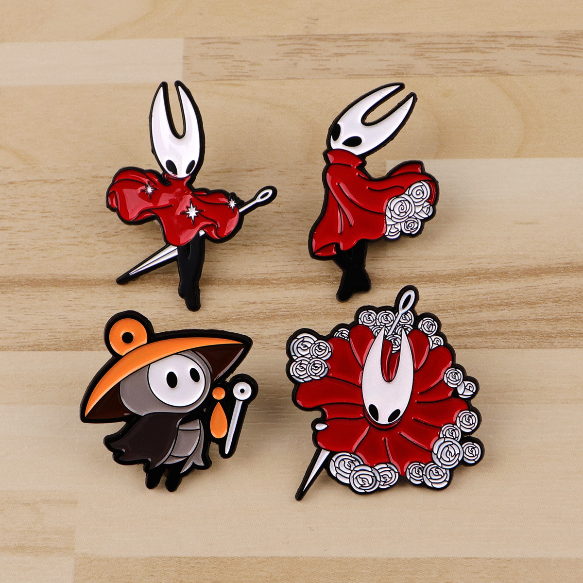 Hollow Knight Cartoon Brooch P – обзор и цена Embroidery Wallpaper