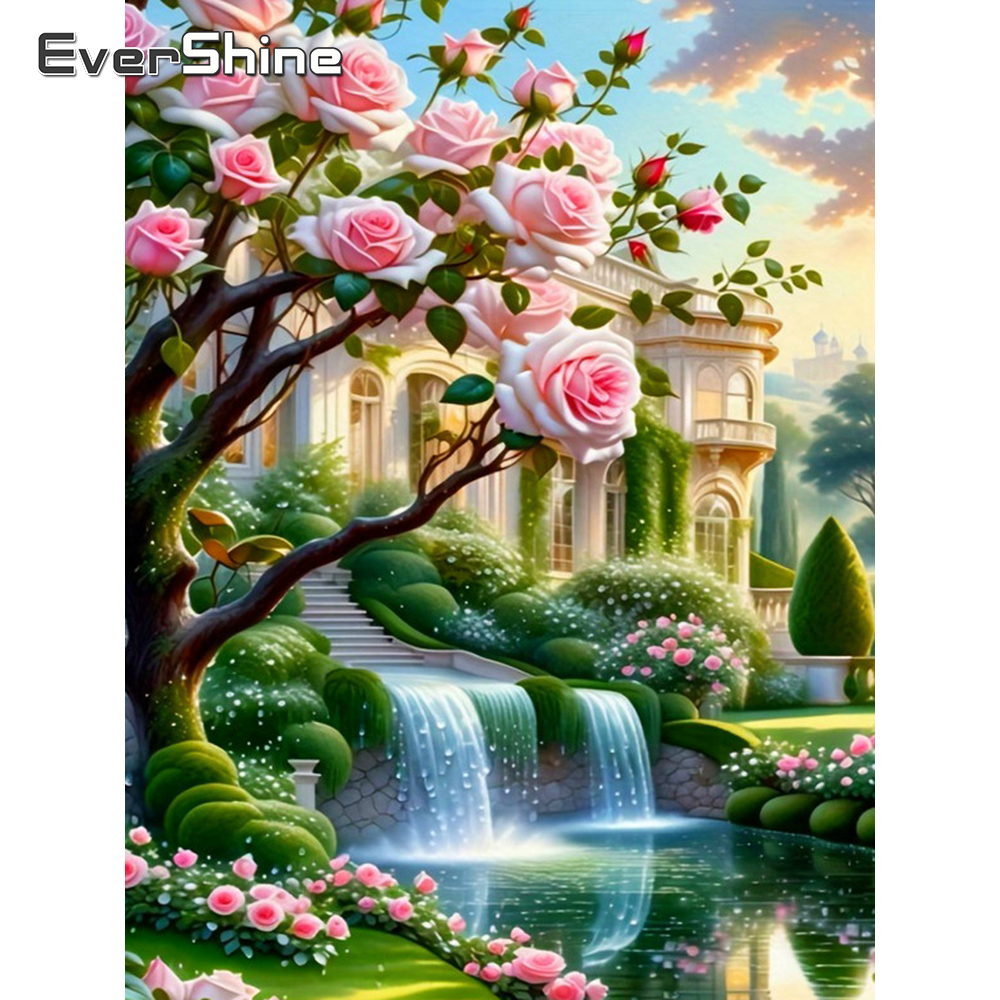 EverShine Diamond Painting Lan – обзор и цена Embroidery Rose Stitch