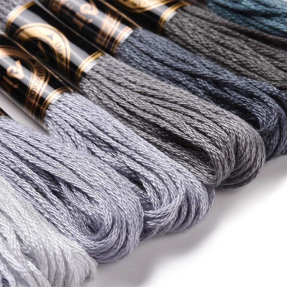 8 Skeins 70 Yards Grey Friends – обзор и цена Embroidery Bracelet