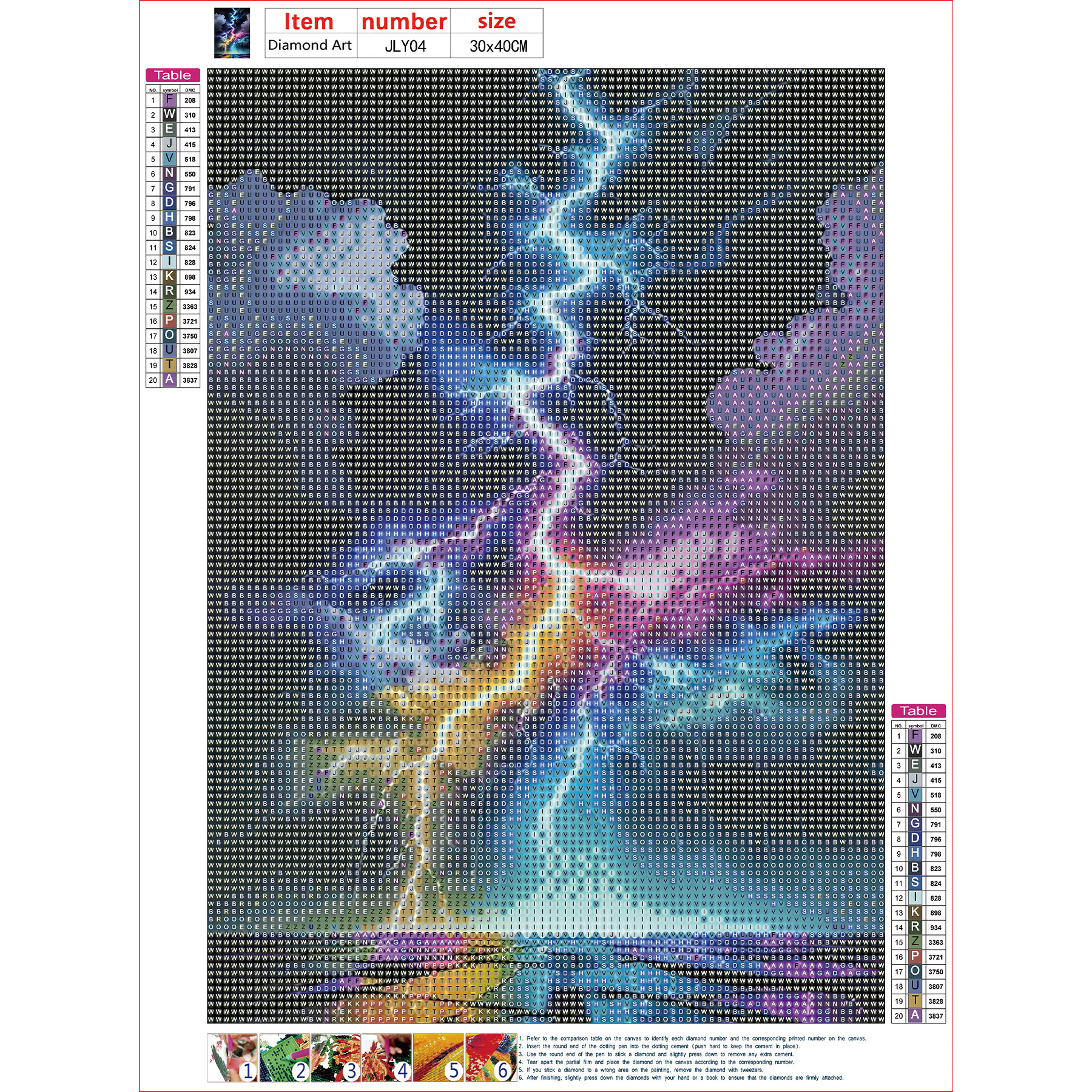 DIY Diamond Painting Colorful  – обзор и цена Embroidery Free Pattern