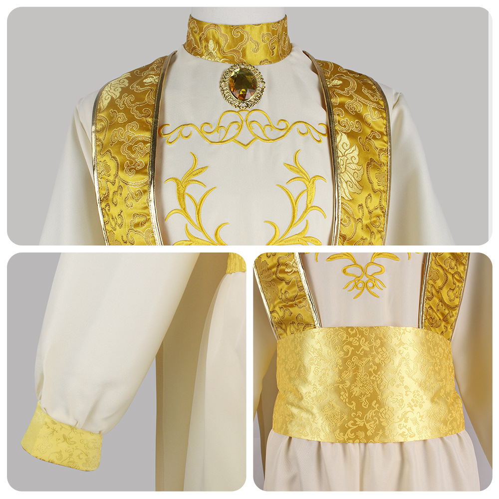 Adult Aladdin Cosplay Costume  – обзор и цена Embroidery Gold