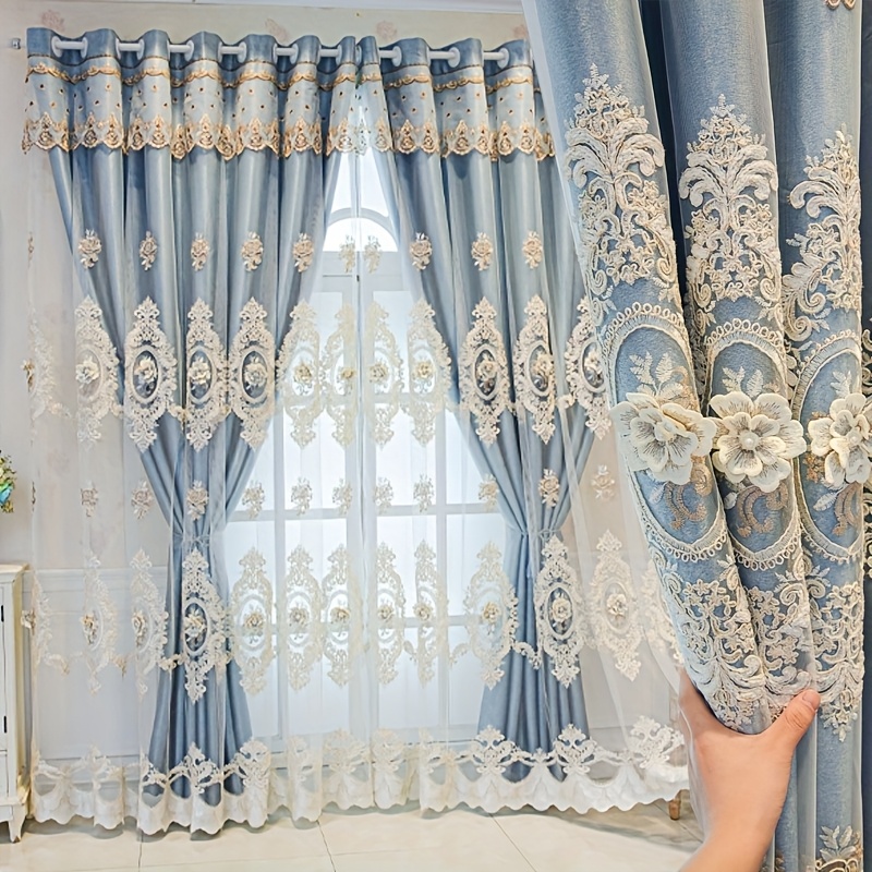 1pc Luxury Double-layer Europe – обзор и цена Embroidery Free Pattern